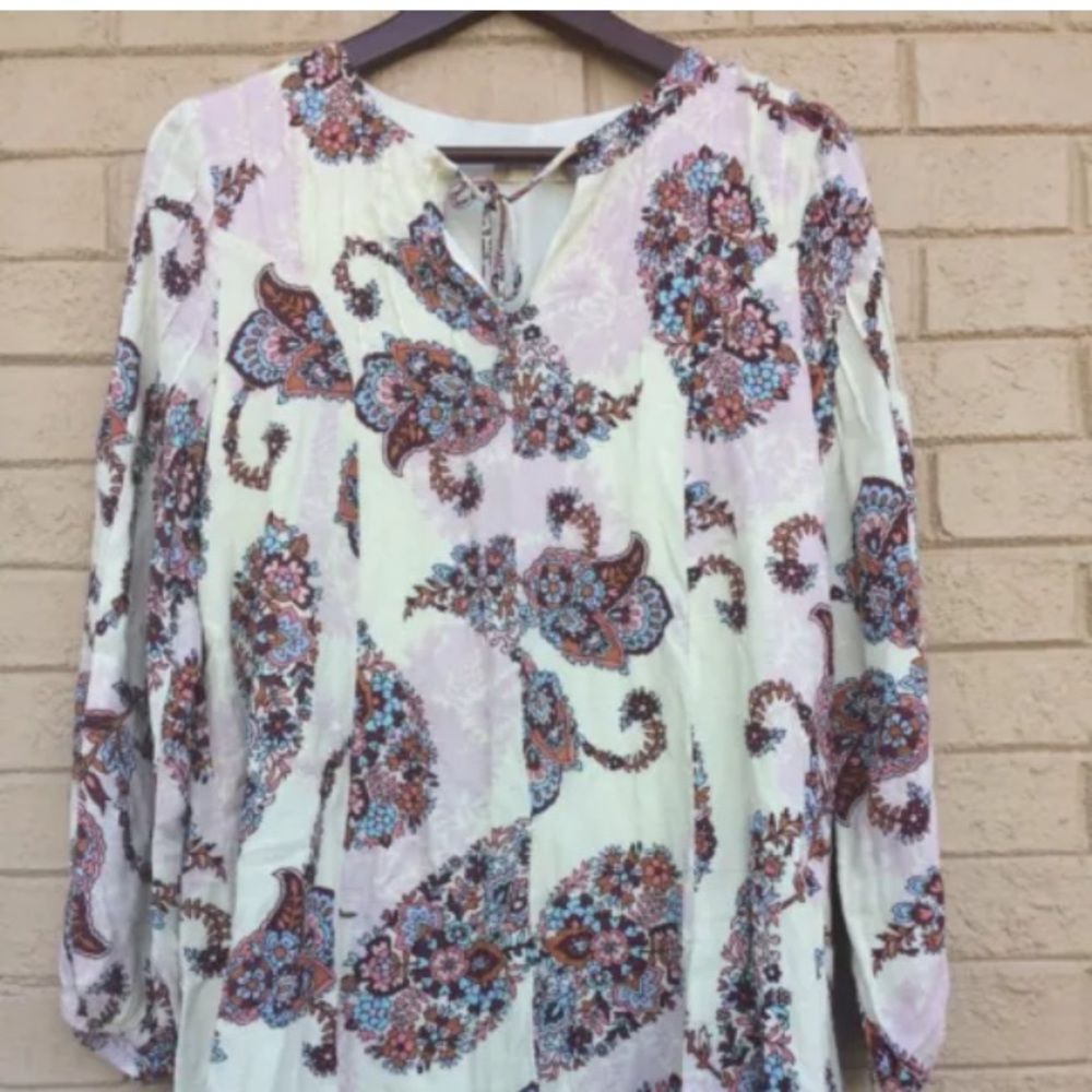 Altar'd State M Paisley Dress Flowering Floral S